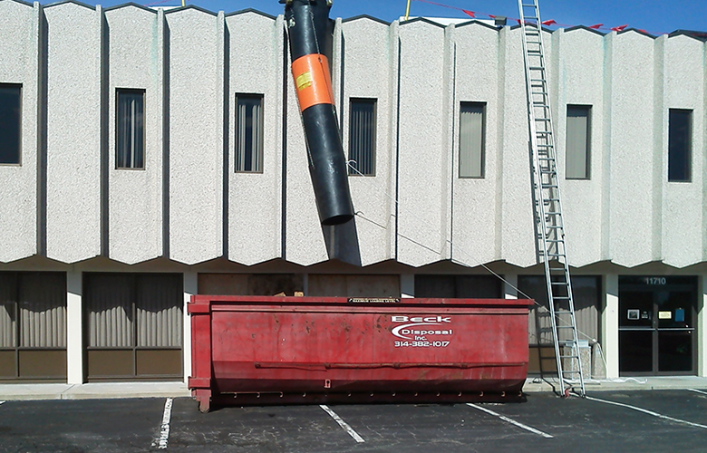 Commercial Roofing Debris